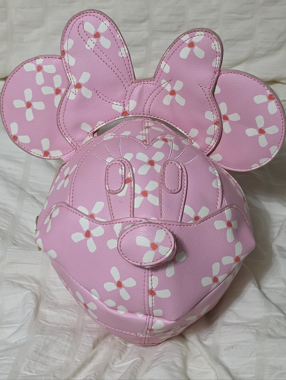Danielle Nicole Disney 3D Minnie Mouse Pink Crossbody Bag